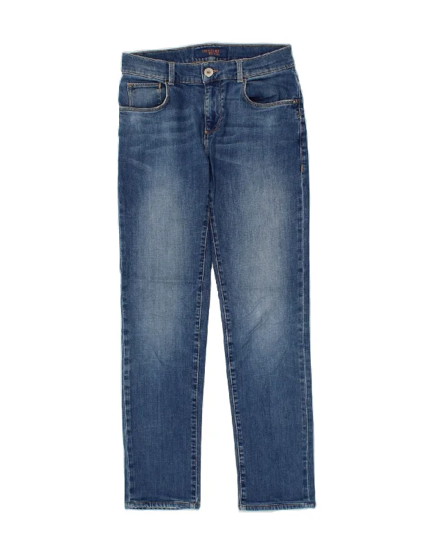 TRUSSARDI Womens Slim Jeans W28 L30  Blue Cotton