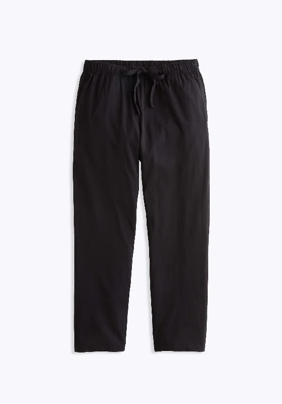 Agnes Pant in Black Best pajama sets for cold weather