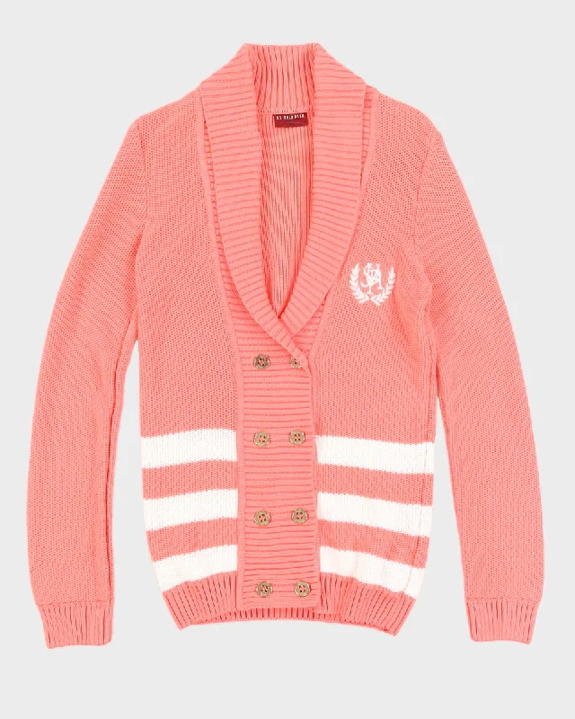 US Polo Assn Pink Knitted Cardigan - S Fleece pajama sets