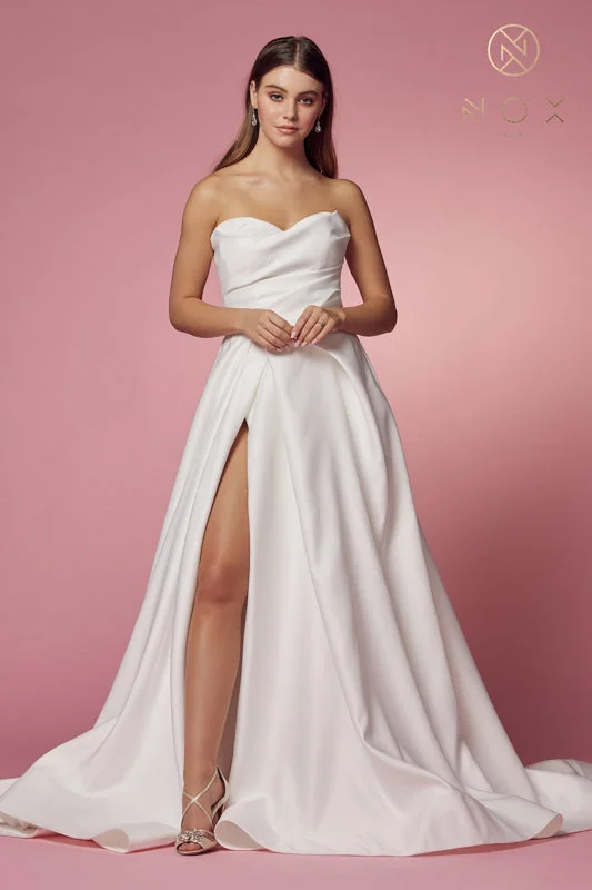 Nox Anabel JW938: Timeless Glamour Meets Vintage Charm for Your Special Day Simple Wedding Dress