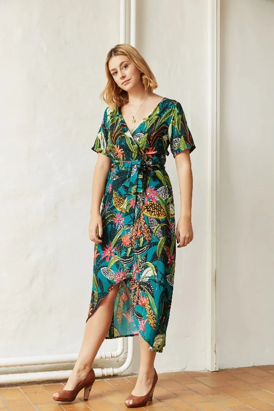 Atelier Jupe Savannah Wrap Dress Summer midi dresses