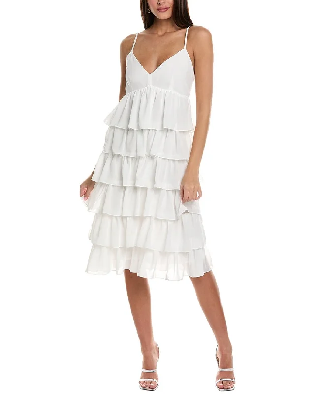 Bcbg New York Tiered Midi Dress Revolve midi dresses