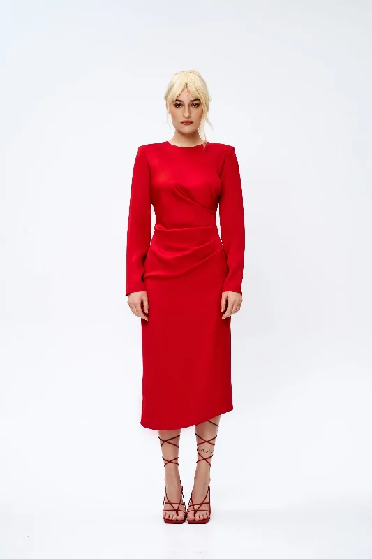 Vikisews Emory Dress PDF Minimalist midi dresses