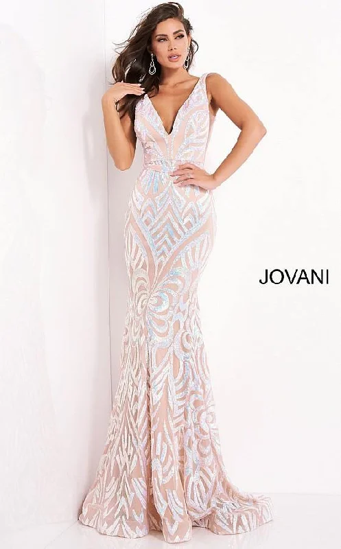 Jovani 02753 Prom Sleeveless Mermaid Long Dress Women's maxi dresses