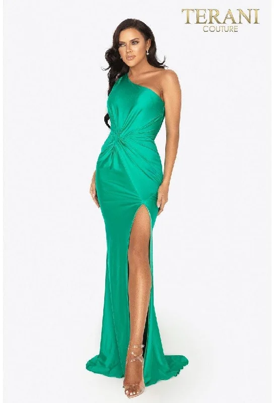 Terani Couture 2011P1066 One Shoulder Long Prom Dress Sale Satin maxi dresses