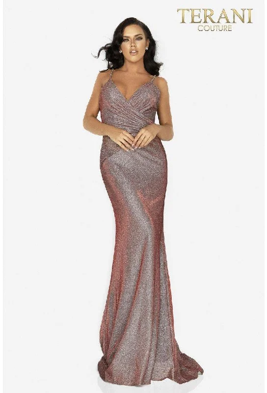 Terani Couture 2011P1117 Prom Sexy Metallic Long Dress Shein maxi dresses