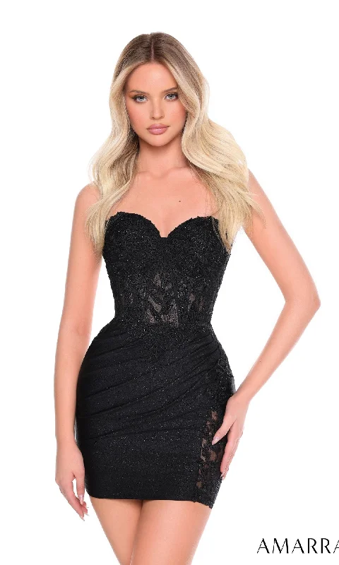 Sweetheart Cocktail Dress 88699 by Amarra Graduation party dresses