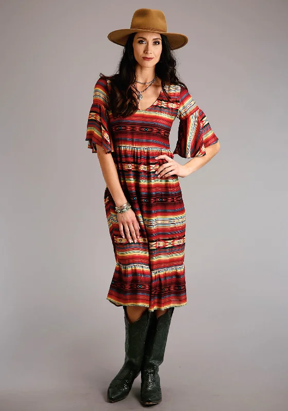 Women's Stetson "Serape Stripe" Western Dress Fall unclassified dresses