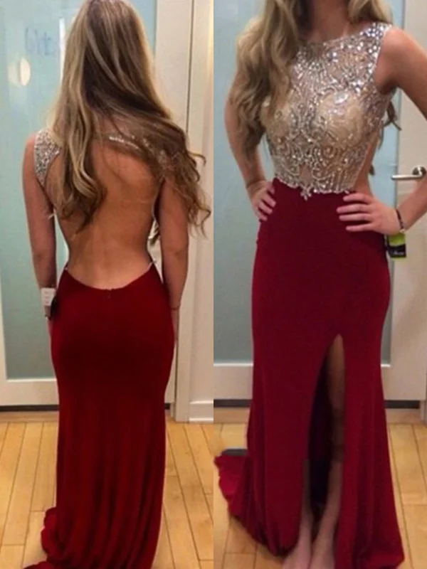 A Line Backless Prom Dresses, Formal Dresses, Evening Dresses Unique unclassified dresses