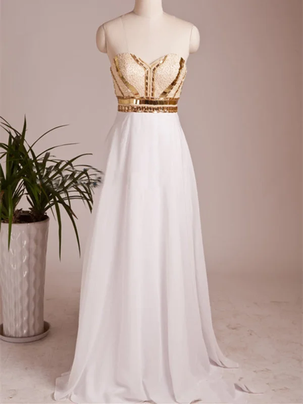 A Line Sweetheart Neck Floor Length Prom Dresses, Dresses For Prom Wrap unclassified dresses