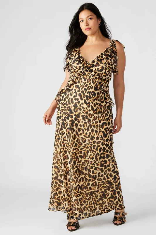 Adalina Dress Leopard Denim unclassified dresses