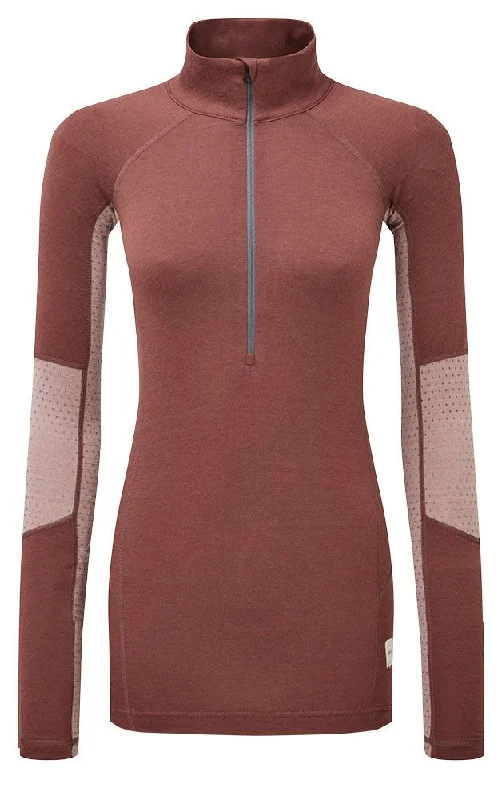 Darkhorse 185 Zoned 1/4 Zip Baselayer - Andorra/Twilight Mauve Neutral tone unclassified dresses