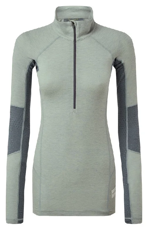 Darkhorse 185 Zoned 1/4 Zip Baselayer - Slate/Storm Blue Winter unclassified dresses