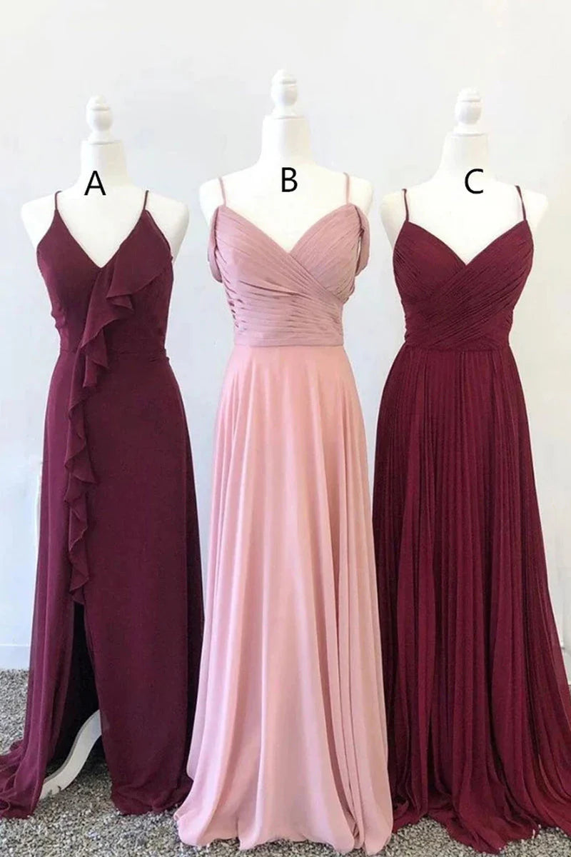 Bridesmaid Dresses Charming Chiffon A-line Simple Gowns Fashionable unclassified dresses