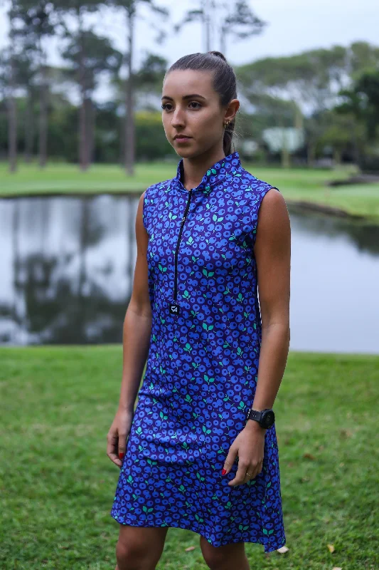 CA Funky Golf Dress | Blue Berries Stretchy unclassified dresses