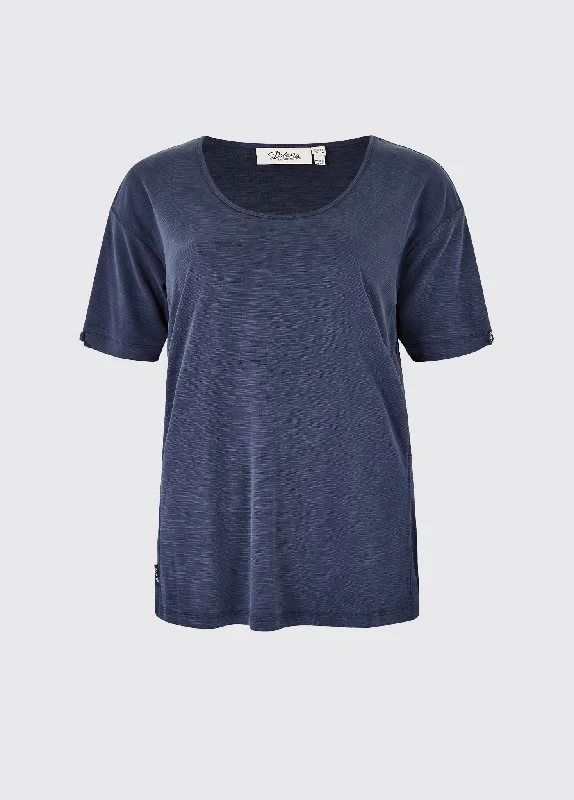 Cloyne Tencel Modal Top - Navy Neutral tone unclassified dresses