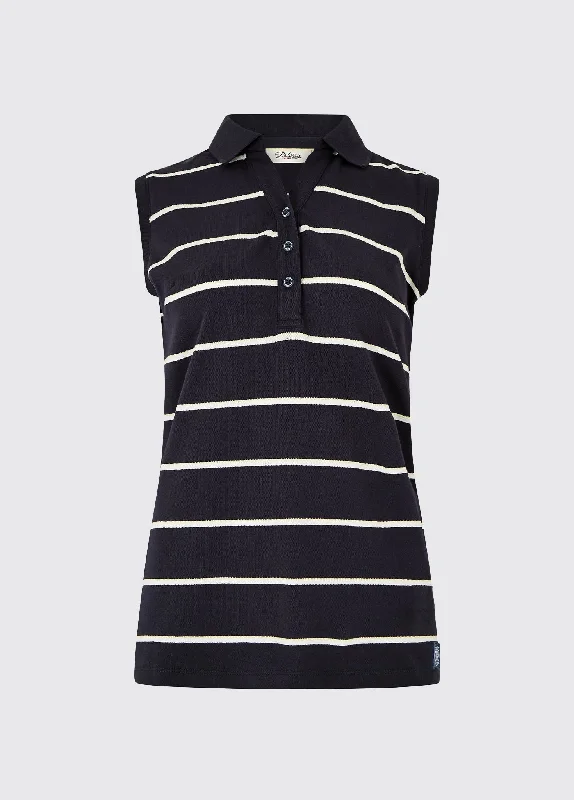 Gracehill 4-Way Stretch Polo - Navy Vintage unclassified dresses