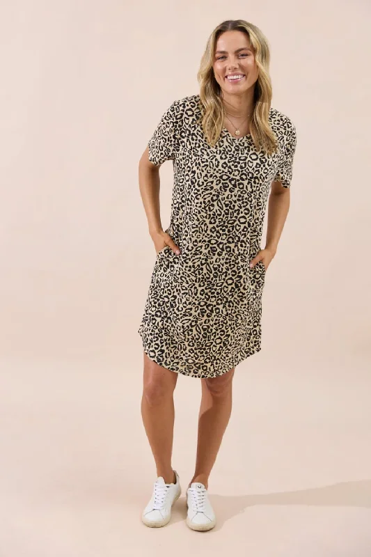 Getaway Dress - Leopard - Seconds Trendy new unclassified dresses