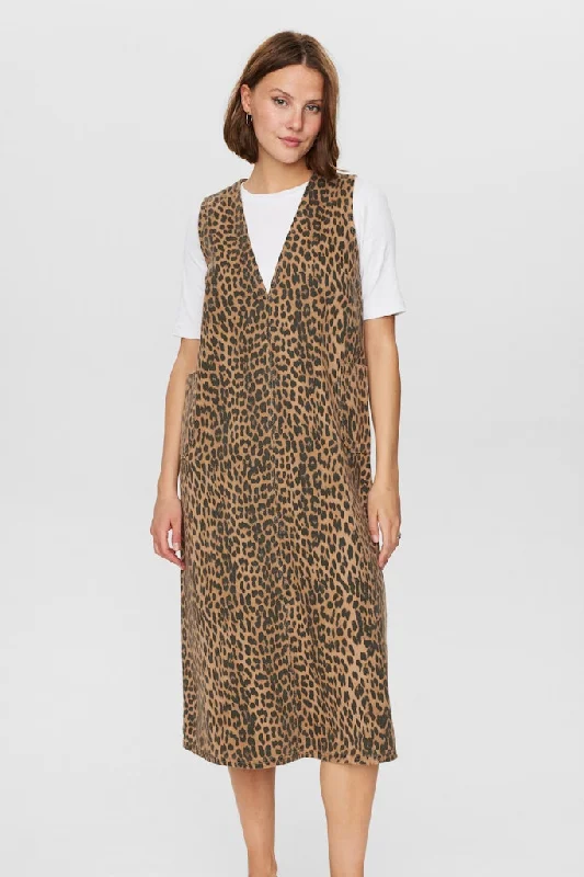 Gigi Dress Leopard Open-back unclassified dresses