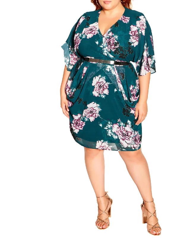 Gina Belted Dress | Jade Blossom Vacation unclassified dresses