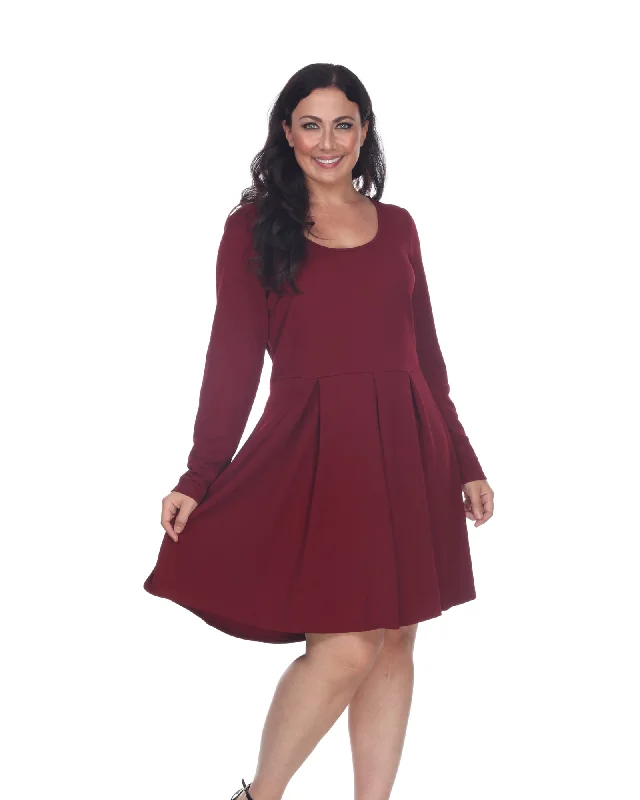 Jenara Dress | Burgundy Trendy new unclassified dresses