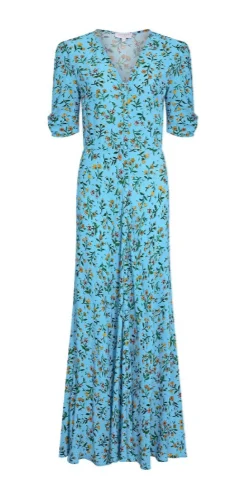 Marley Floral Blue Dress Vintage floral dresses