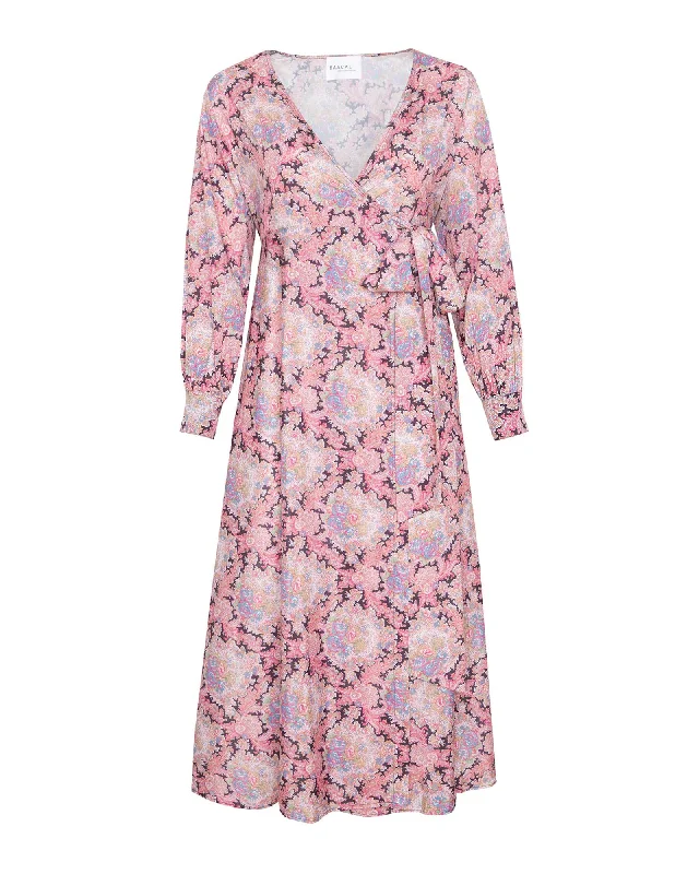 Maxey Wrap Dress | Pink Casual chic unclassified dresses