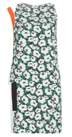 Odile Printed Crepe Dress Chic floral dresses