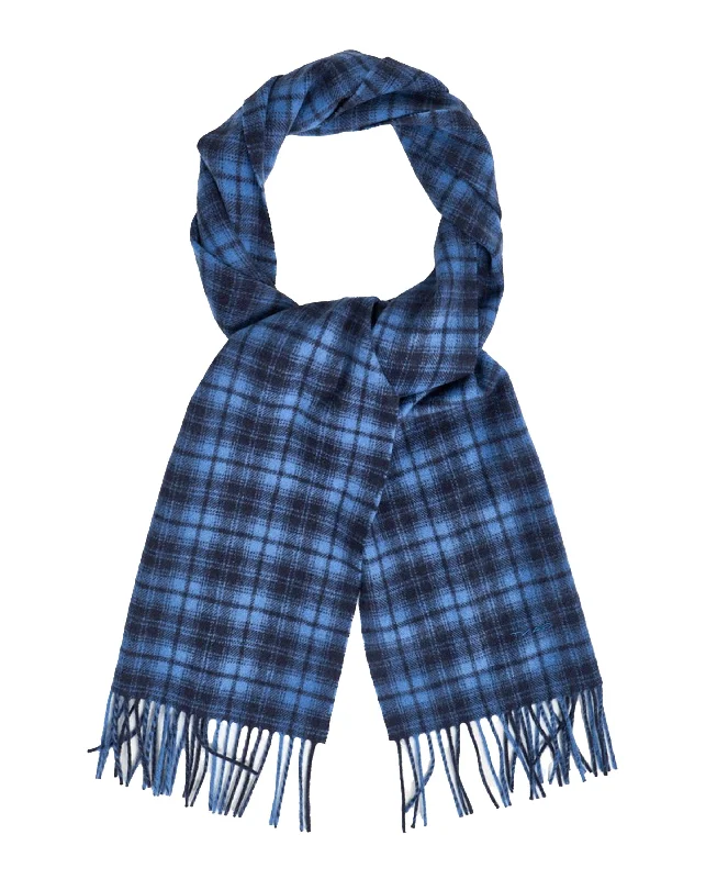 Plaid Check Woven Scarf - Salty Sea Petite unclassified dresses