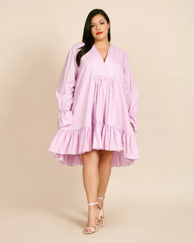 Poplin Thistle Dress | Lilac Sequin unclassified dresses