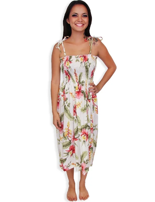 Smock Top Hawaiian Dress Orchid Pua Women's unclassified dresses