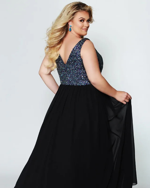 Starry Night Evening Dress | Black/Multi Women's unclassified dresses