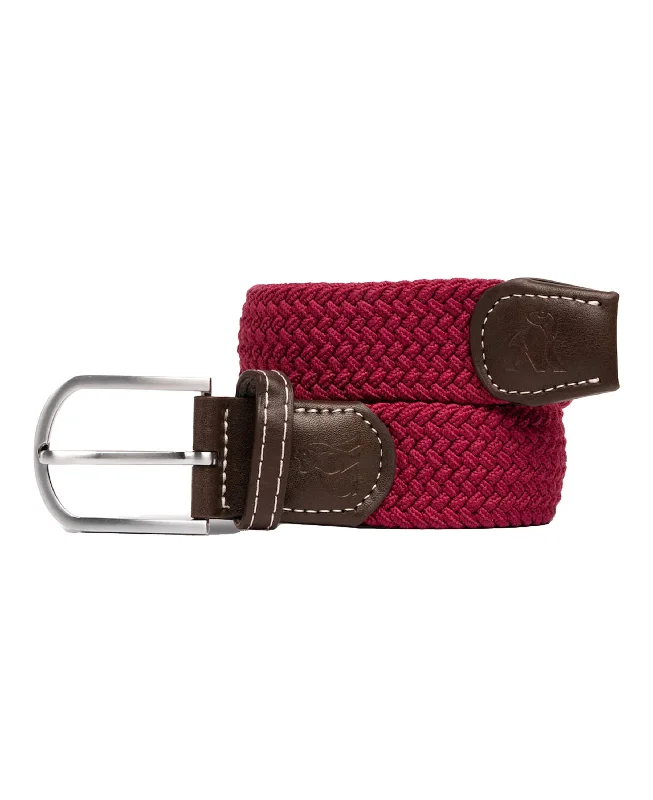 Woven Belt - Burgundy Stretchy unclassified dresses