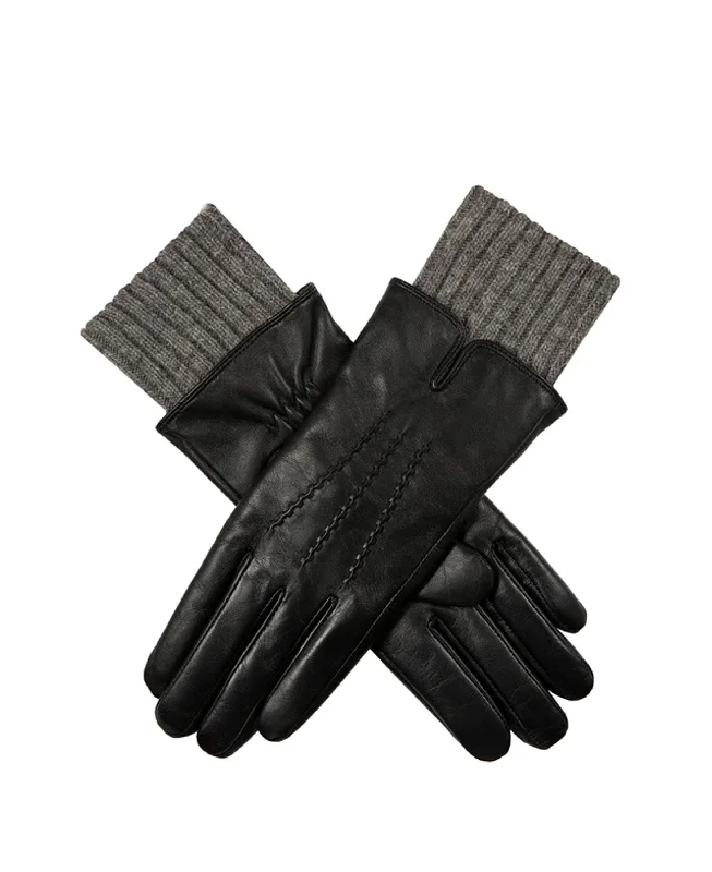 Tamara Hairsheep Gloves - Black/Charcoal Discounted unclassified dresses