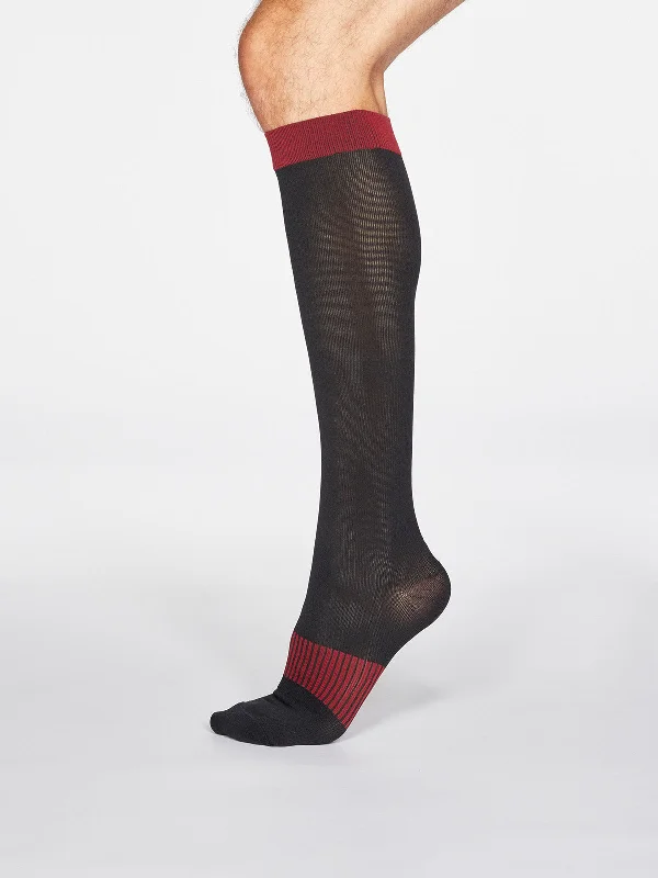 Declan Flight Socks - Black Sequin unclassified dresses