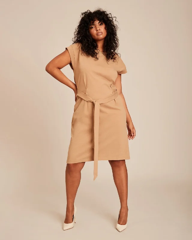 Tie Waist Dress | BROWN Plus size unclassified dresses