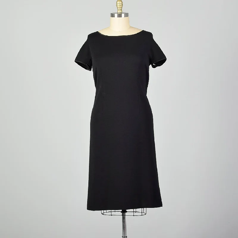 XL 1960s Black Shift Dress Elegant evening unclassified dresses