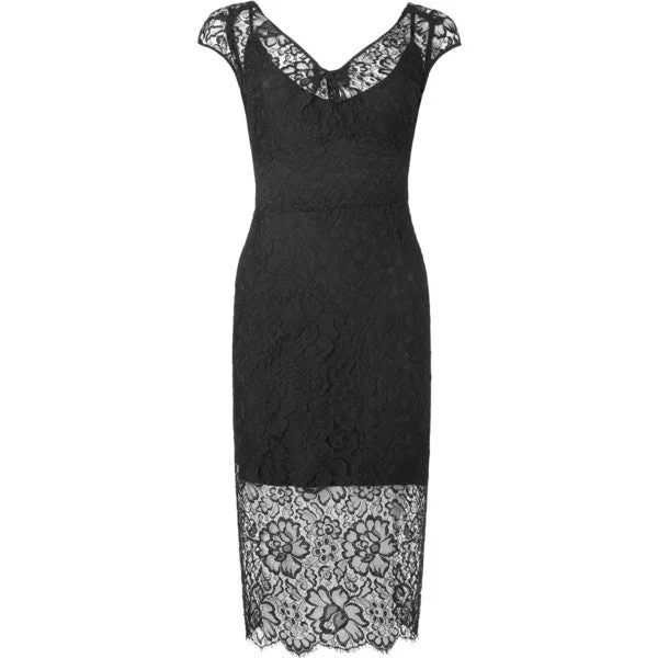 Other LK Bennett Black Ribbon Lace Dress Lace Dress Twirl