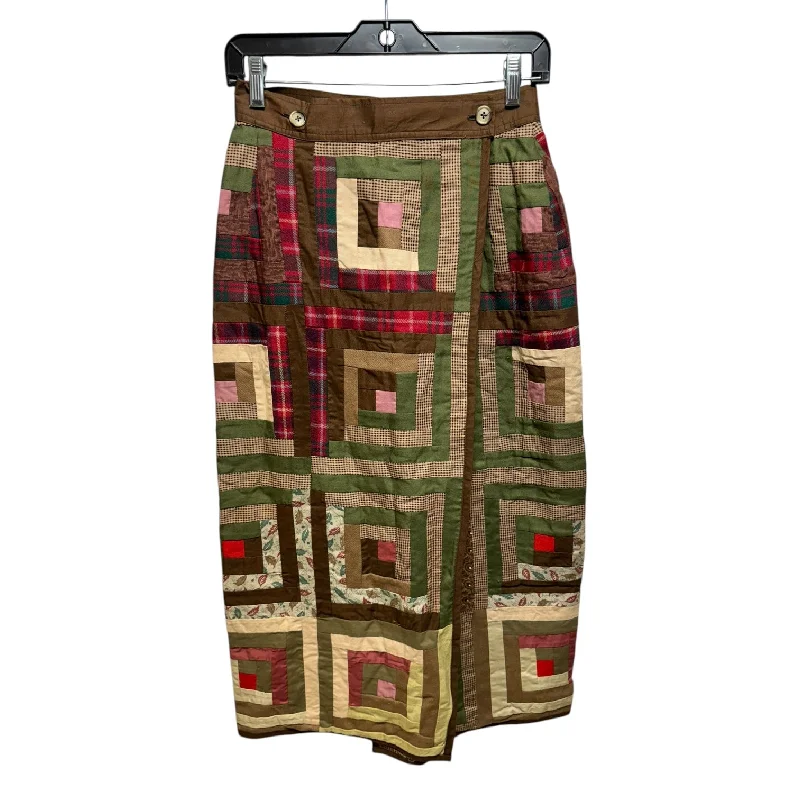 Quilted Skirt Maxi By Eddie Bauer In Multi-colored, Size: S Flowing Boho Skirt