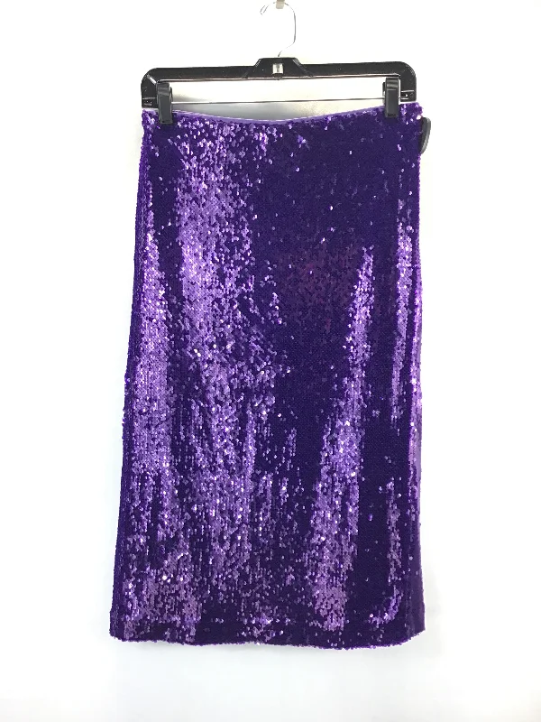 Skirt Maxi By Ann Taylor In Purple, Size: Sp Maxi Skirt Dress