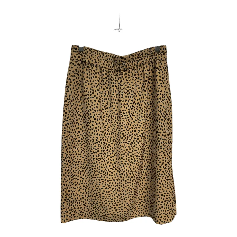 Skirt Maxi By J. Crew In Brown, Size: M Printed Long Skirt