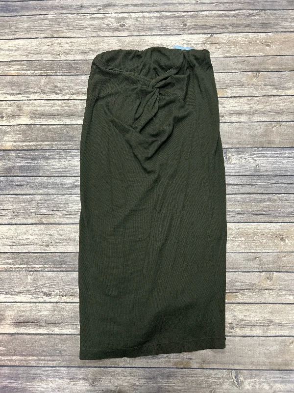 Skirt Maxi By La Made In Green, Size: M Printed A-line Maxi