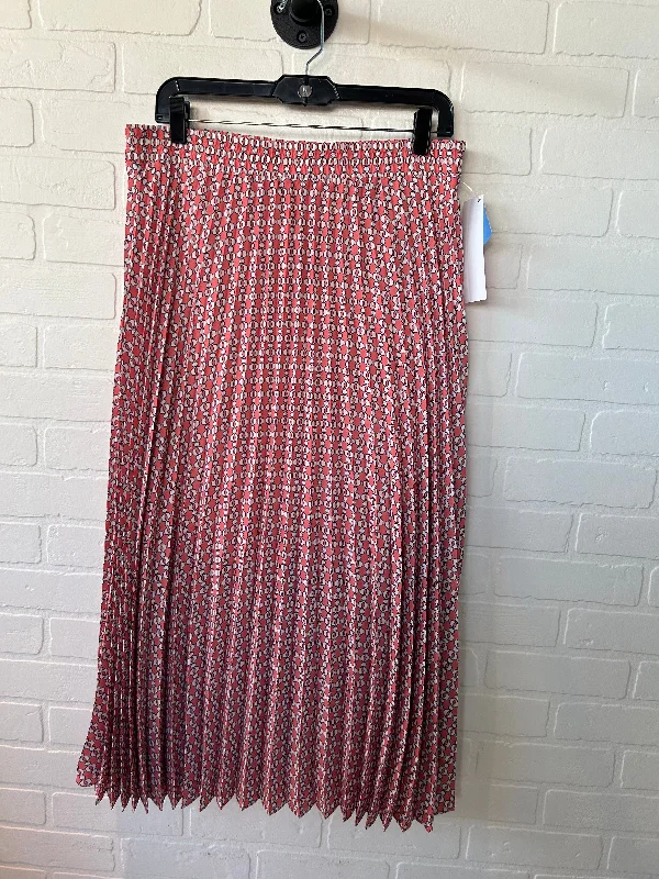 Skirt Maxi By Max Studio In Pink & White, Size: 12 Soft Maxi Dress