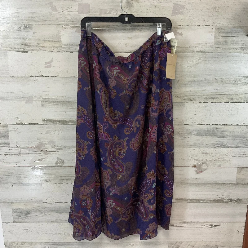 Skirt Maxi Reversible By Coldwater Creek In Purple, Size: Xl Maxi Skirt Outfit