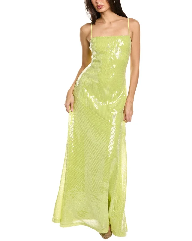 ML Monique Lhuillier Neomi Sequin Gown Sequin Dress Night