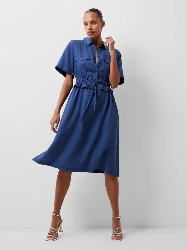 Arielle Shirt Dress Flowy Shirt Dress