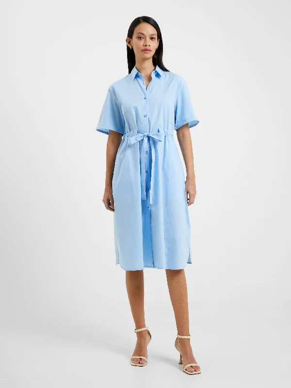 Rhodes Poplin Shirt Dress Feminine Shirt Dress